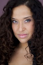 Maria Russell - Curl Hair and Black Shirt (No Smile)