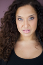 Maria Russell - Curl Hair and Black Shirt (No Smile)